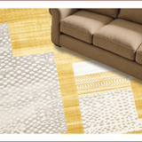 Elegant Gold Toned Abstract Motif(Yellow)