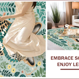 Green Tiger Area Vibrant Design(Gray)