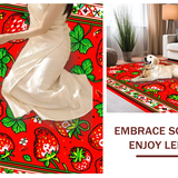 Warm Earthy Tones with Floral Touch(Red)