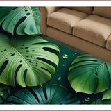 Vibrant Hawaiian Flora Motif(Green)