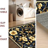 Transitional Gold Floral Arrangement(Black)