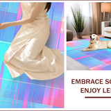 Dynamic Multicolored Geometric Motif(Blue)