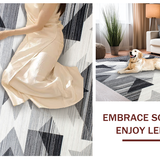 Contemporary Grey Geometric Motif(Gray)