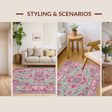 Minimalist Medallion Artistry Concept(Green)