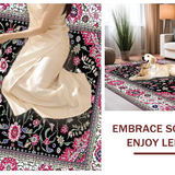 Rustic Floral Fantasy Composition(Black)