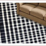 Chic Black and White Checkerboard Style(Black)
