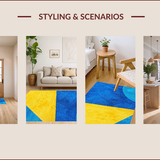 Machine Vibrant Dining Room Area(Blue)