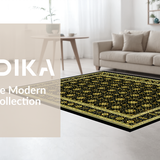 Stylish Pastel Floral Composition(Black)