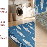 Minimalist Blue and White Fusion(Blue)