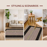 Contemporary Coffee and White Blend(Beige)