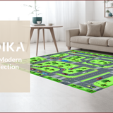 Bright Multicolored City Adventure(Green)