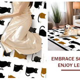 Whimsical Black Cat Farmhouse Aesthetic(Black)