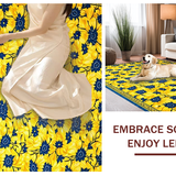 Vibrant Petal Patterned Visual(Yellow)