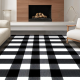 Artful Dyed Geometric Contrast Elements(Black)