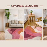 Macaroon Inspired Plush Accent in Dusty Rose with Kawaii Charm(Pink)