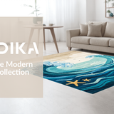 Minimalist Coastal Artistry Approach(Blue)