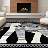 Artful Abstract Black and White Theme(Black)