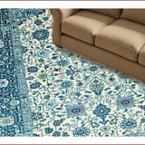 Chic Toned Medallion Aesthetic(Blue)