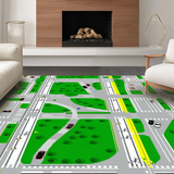 Fun and Engaging Car Adventure Mat(Green)