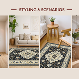 Artful Black and Beige Symmetry(Black)