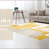 Elegant Gold Toned Abstract Motif(Yellow)