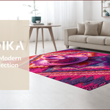 Ultra Soft Area Rug, Non Slip, Stain Resistant, Washable Area Rugs for Living Room, Bedroom, Funky Western Cowgirl Non-Slip Bath Mat(Pink) - ODIKA