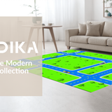 Engaging Educational City Layout Mat(Green)