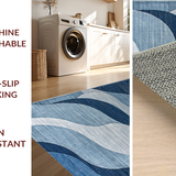 Artful Fluidity in Neutral Hues(Blue)