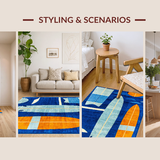 Artful Modern Minimalist Style(Blue)