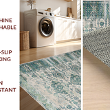 Stylish Distressed Lattice Visual Appeal(Beige)