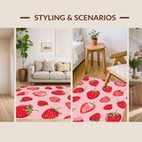 Modern Strawberry Graphic Design(Pink)