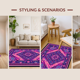 Chic Round Geometric Composition(Purple)
