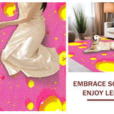 Playful Abstract Cherry Blossom Motif(Pink)