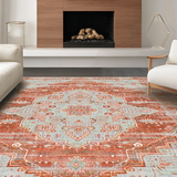 Vintage Medallion Earthy Tones(Red)