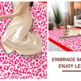 Vibrant Whimsical Leopard Design(Pink)