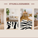 Modern Animal Print High Traffic Durable(Beige)