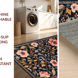 Vibrant Botanical Artistry Accent(Black)