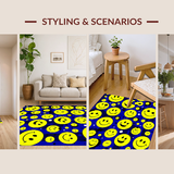 Whimsical Retro Smile Decor(Yellow)