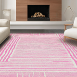 Artistic Abstract Stripe Influence(Pink)