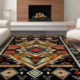 Rustic Earthy Geometric Accents(Black)