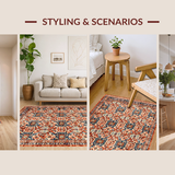 Vibrant Shabby Chic Textured Approach(Red)