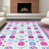 Vibrant Springtime Floral Fusion(White)