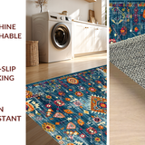 Artful Vintage Swirl Composition(Blue)