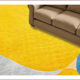 Abstract Yellow Blue Non Slip(Yellow)
