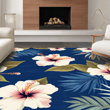 Trendy Navy Floral Composition(Blue)