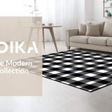 Chic Vintage Reversible Textile Design(Black)
