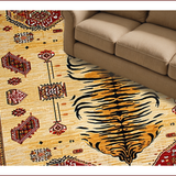 Boho Vintage Non Slip Animal Print(Yellow)