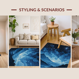 Abstract Blue Toned Elegance(Blue)