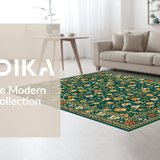 Contemporary Floral Symmetrical Elements(Blue)