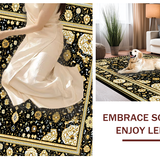 Elegant Gold Medallion(Black)